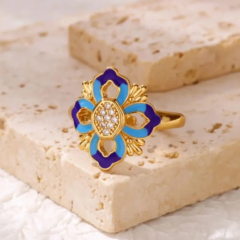 טבעת דגם דבורה