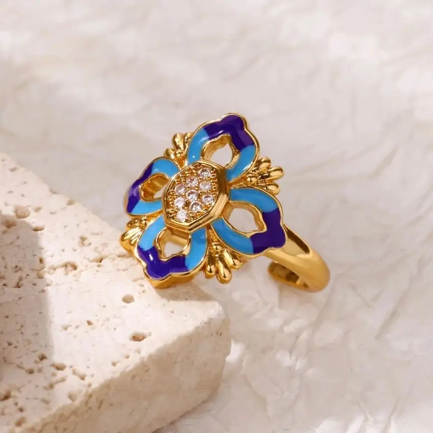 טבעת דגם דבורה